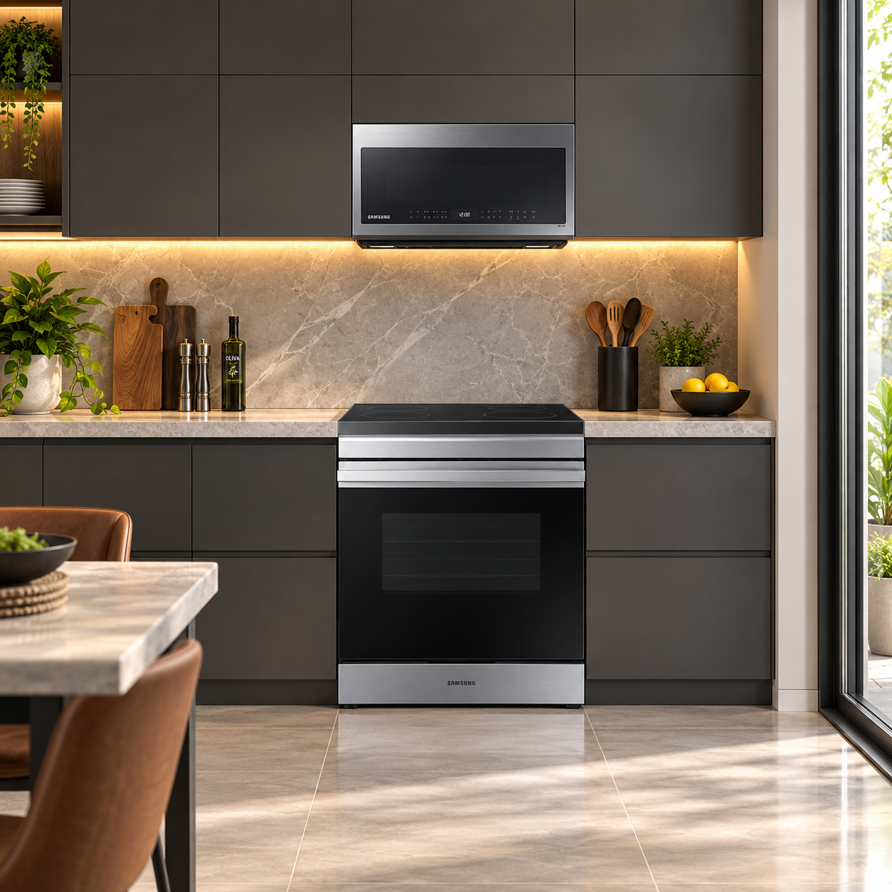 Horno Microondas Samsung con Extractor  2.1"" ME21DG6300SRAA