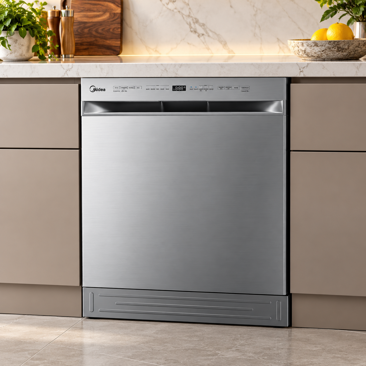 Lavavajillas Midea Empotrable Sense Wash MDWPS1401KSS