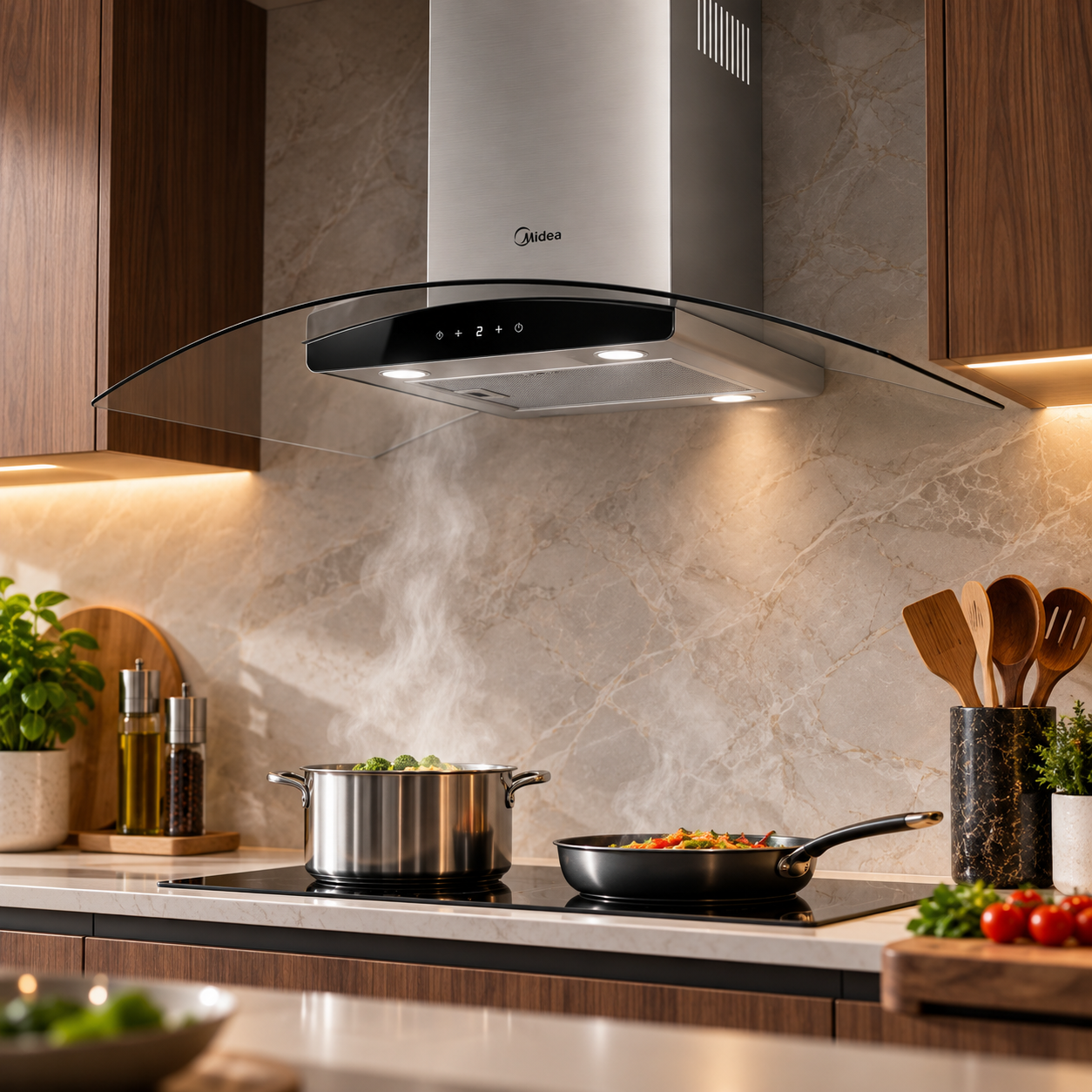 Extractor de Grasa Midea Campana de 36" MJWV7336C3GS Plateado