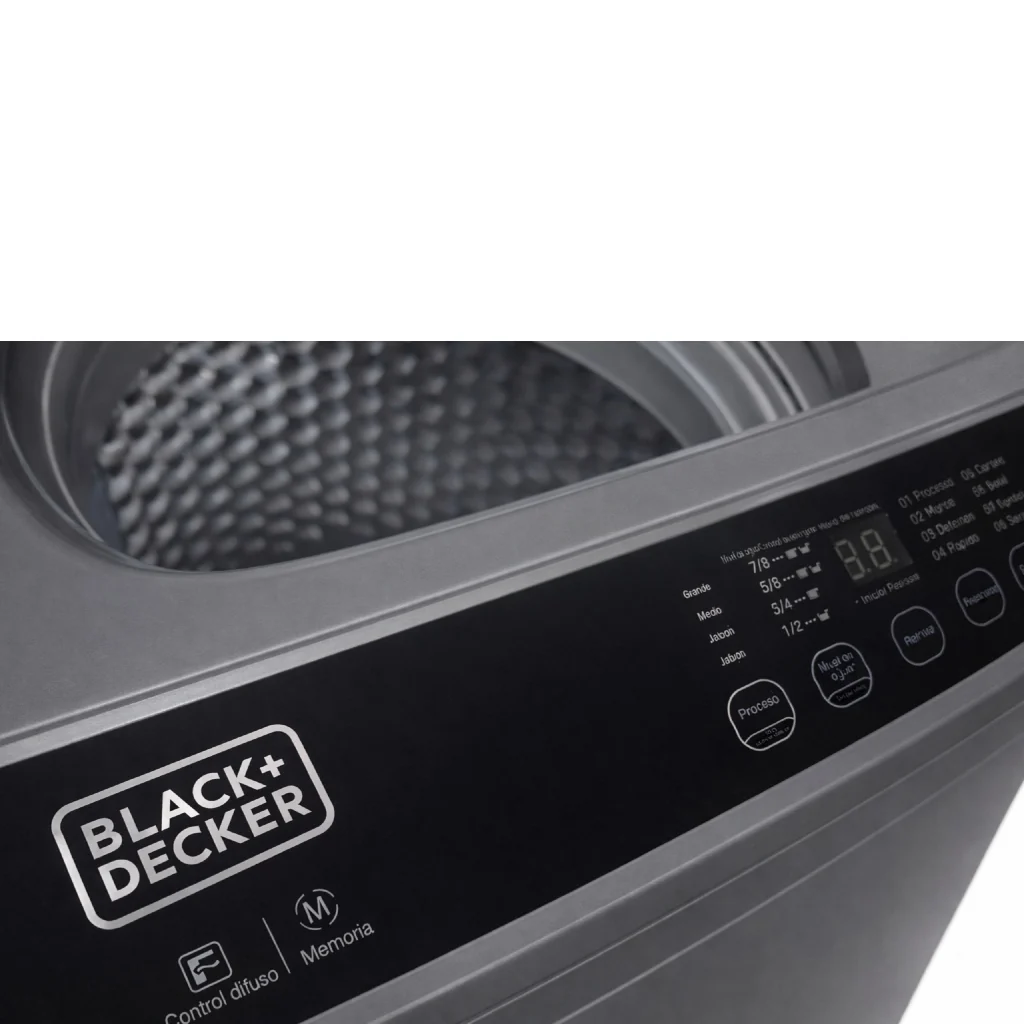 Lavadora Automática Black+Decker Carga Superior 13 Kg  BXWABH13TLS Silver - imagen 3