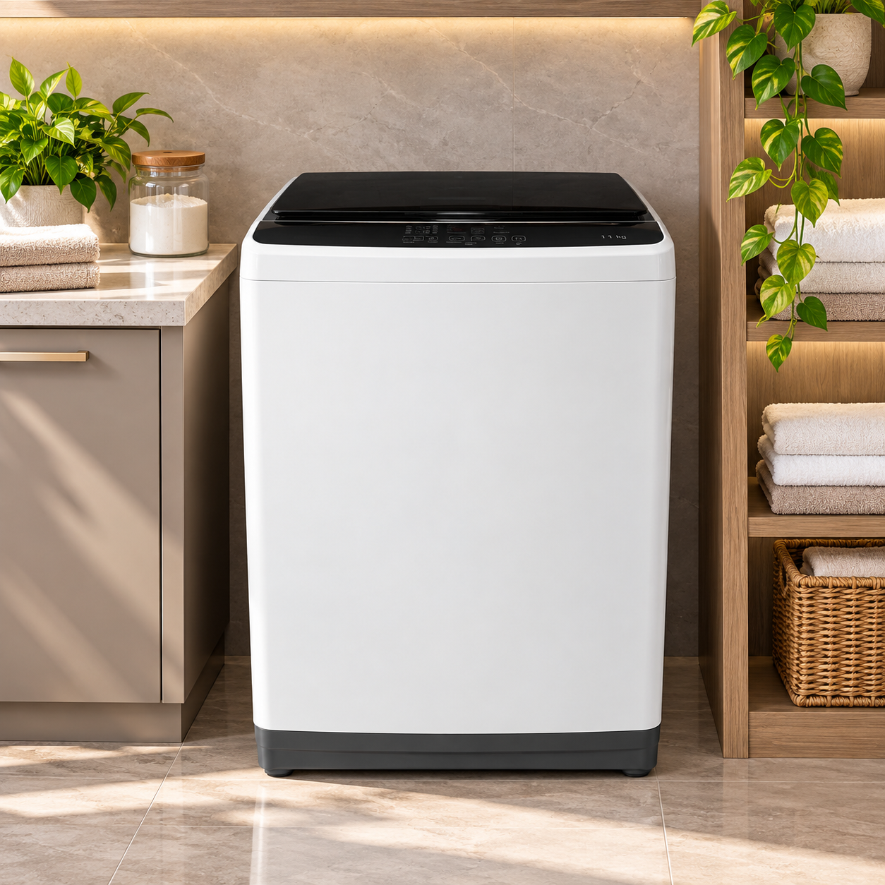 Lavadora Automática Black+Decker Carga Superior  15 Kg  BXWABH15TLW Blanco