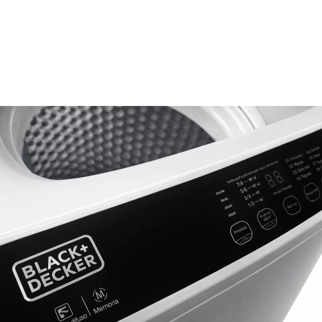 Lavadora Automática Black+Decker Carga Superior  15 Kg  BXWABH15TLW Blanco - imagen 5