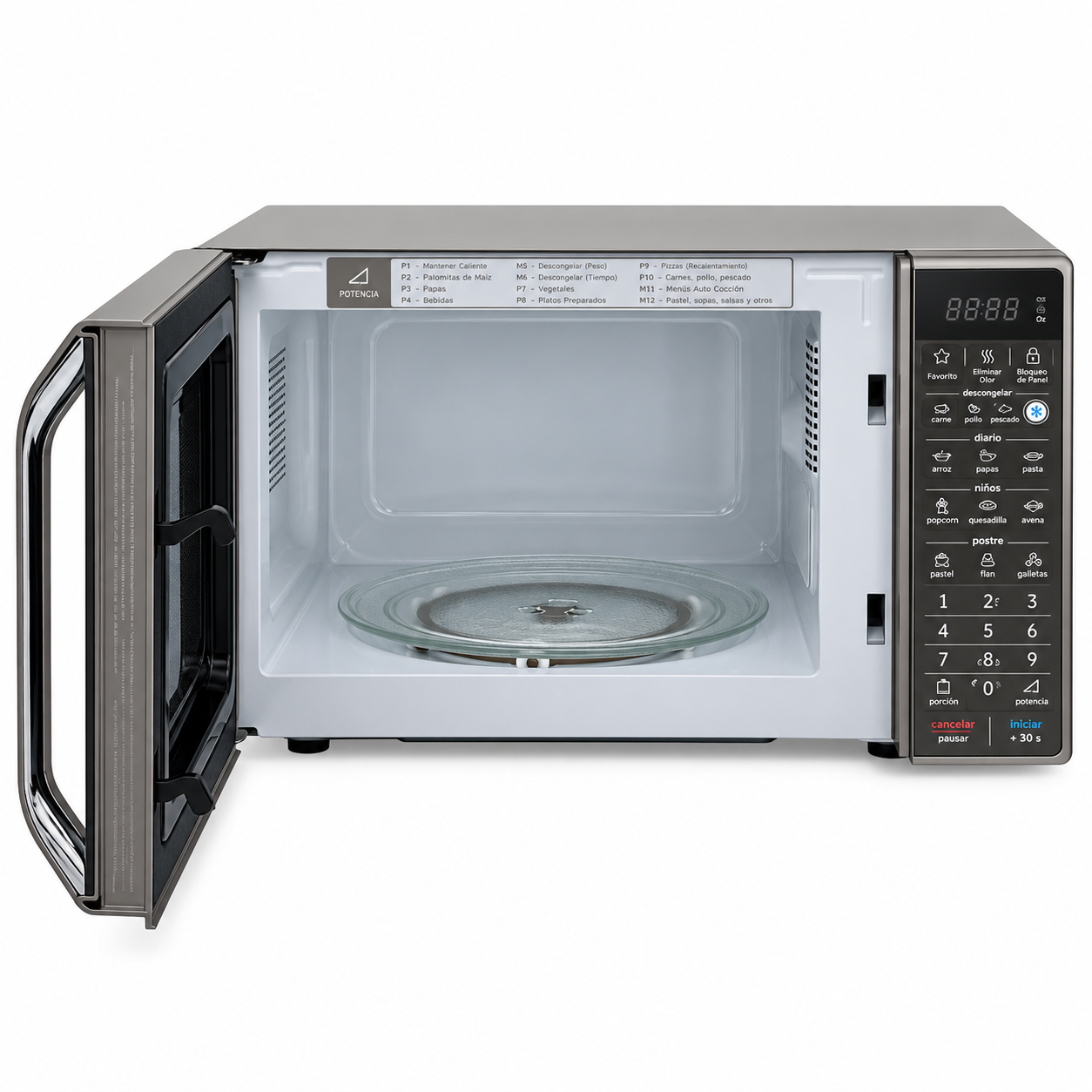 Horno Microondas Frigidaire 0.7 Pies 900W  FMDO20S3GSPG Plateado - imagen 3