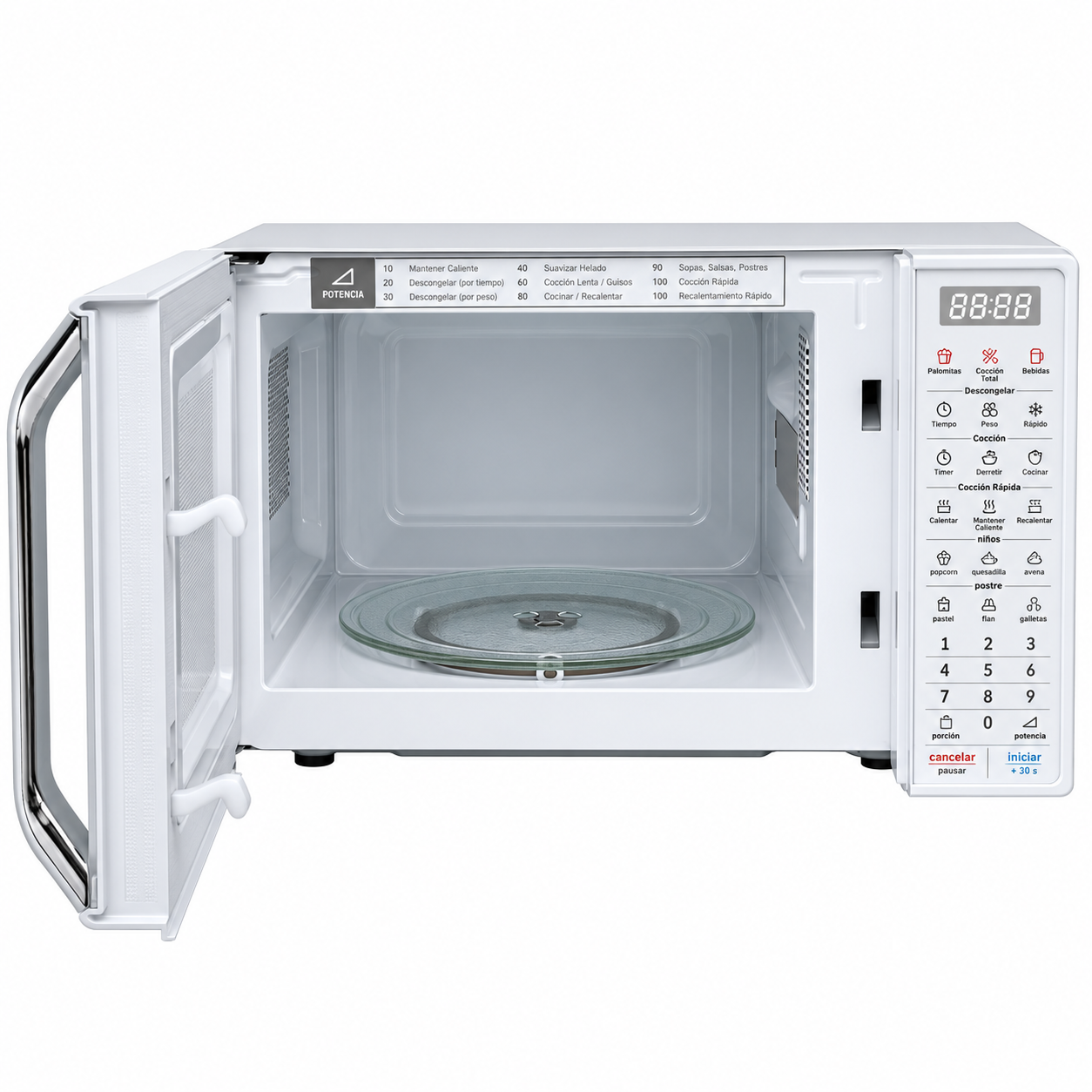 Horno Microondas Frigidaire 0.6 Pies Cúbicos 700W  FMDO17S3GSPG Blanco - imagen 2