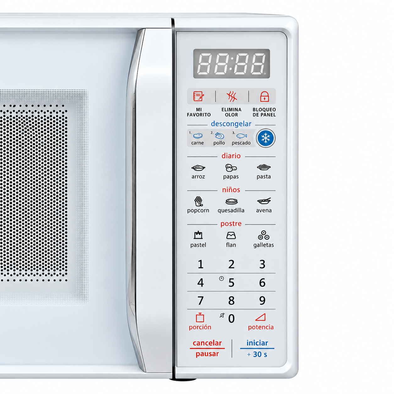 Horno Microondas Frigidaire 0.6 Pies Cúbicos 700W  FMDO17S3GSPG Blanco - imagen 4