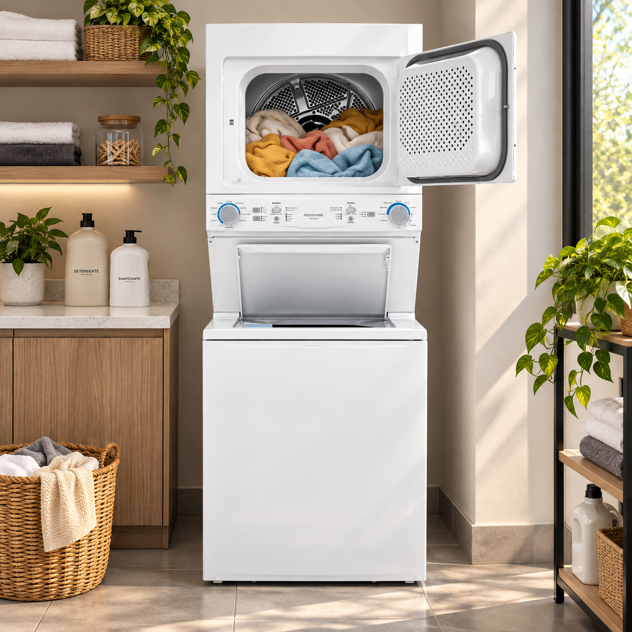 Centro De Lavado A Gas Frigidaire 21kg FLCG7522AW Blanco