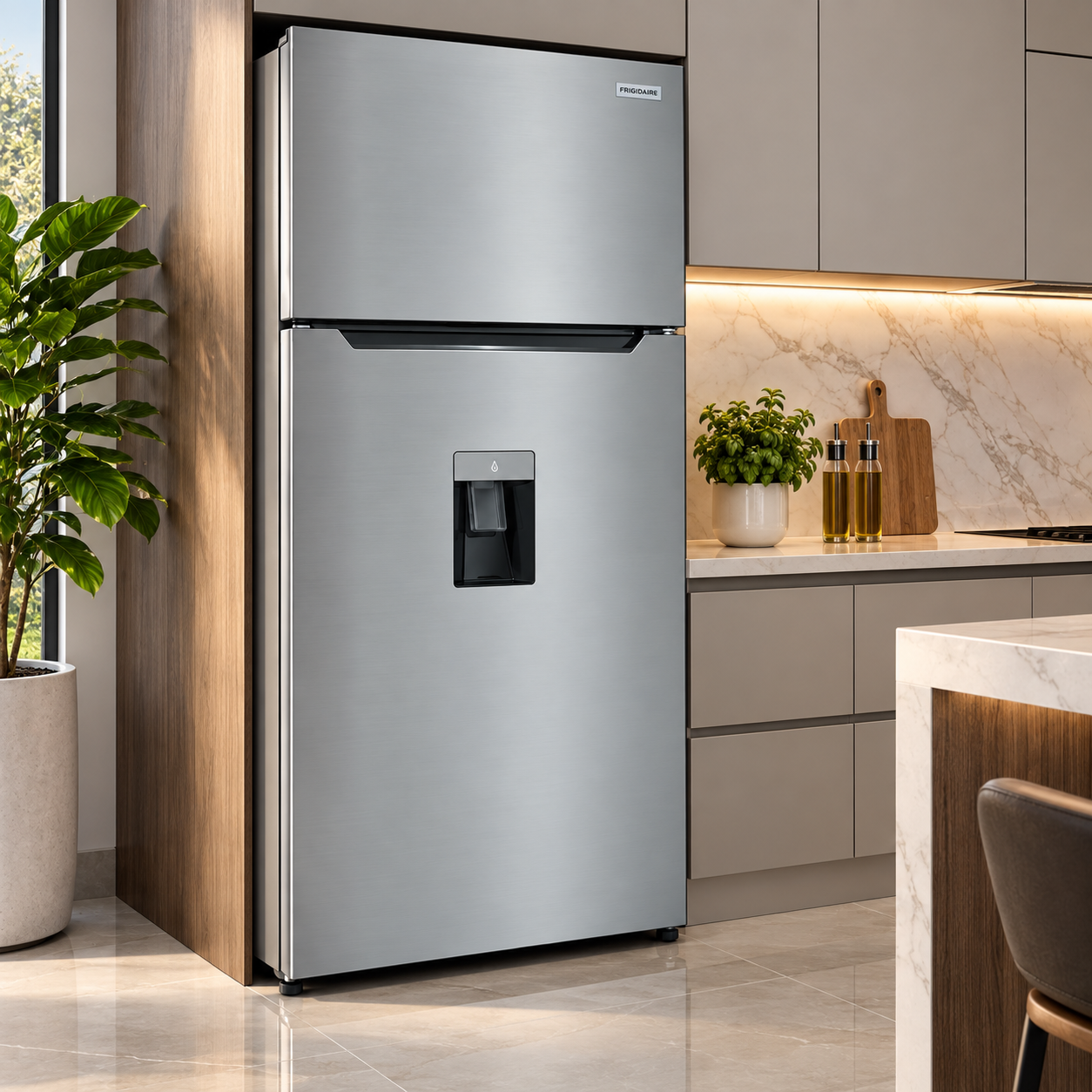 Refrigeradora  Frigidaire 17 Pies Cúbicos Top Freezer FRTS17X3HRS 