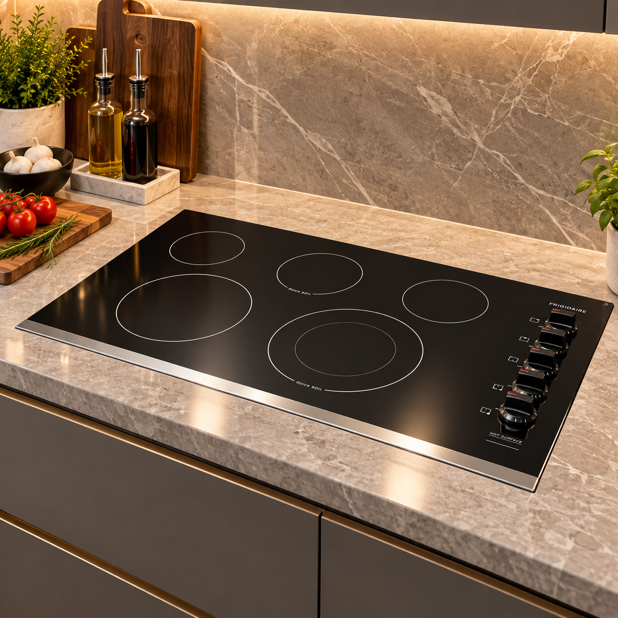 Plantilla Eléctrica Empotrable Frigidaire 36" 5 Discos Vitrocerámica FFEC3625US