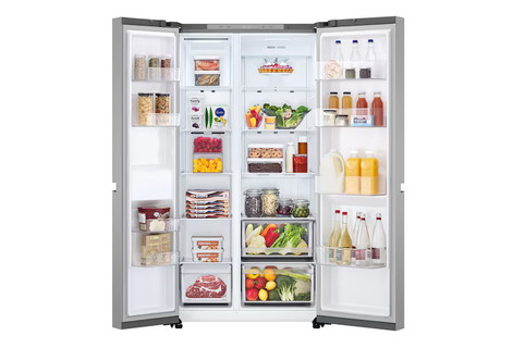 Refrigerador LG Side by Side 25 Pies Smart Inverter VS25BJNK Plateado - imagen 10