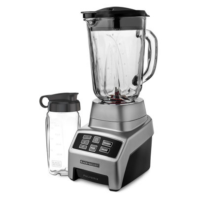 Licuadora Black + Decker Vidrio 1.5L  Vaso Personal  BL1840MS Gris - imagen 2