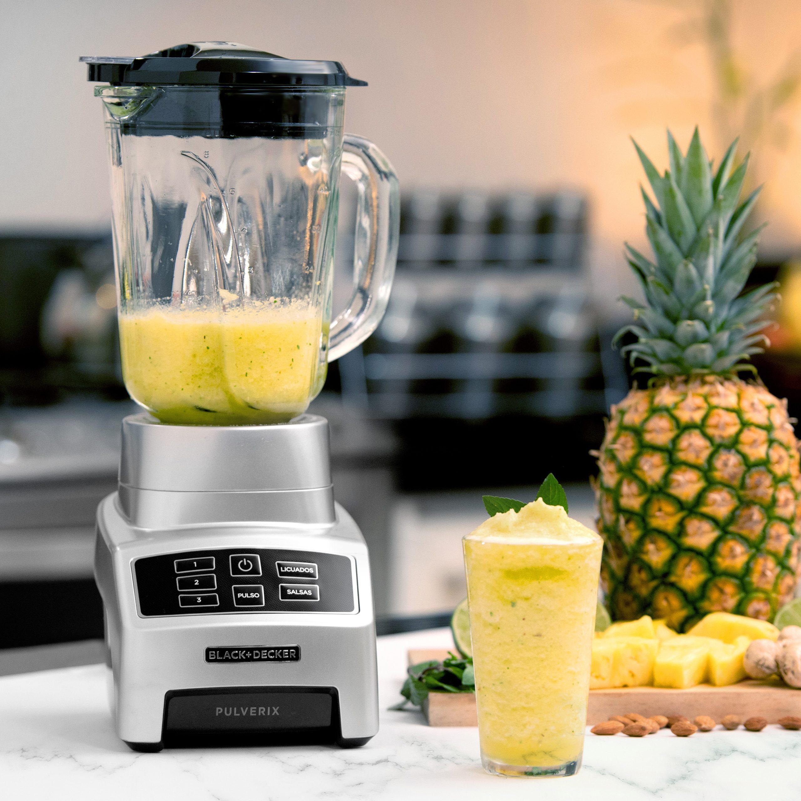 Licuadora Black + Decker Vidrio 1.5L  Vaso Personal  BL1840MS Gris - imagen 9