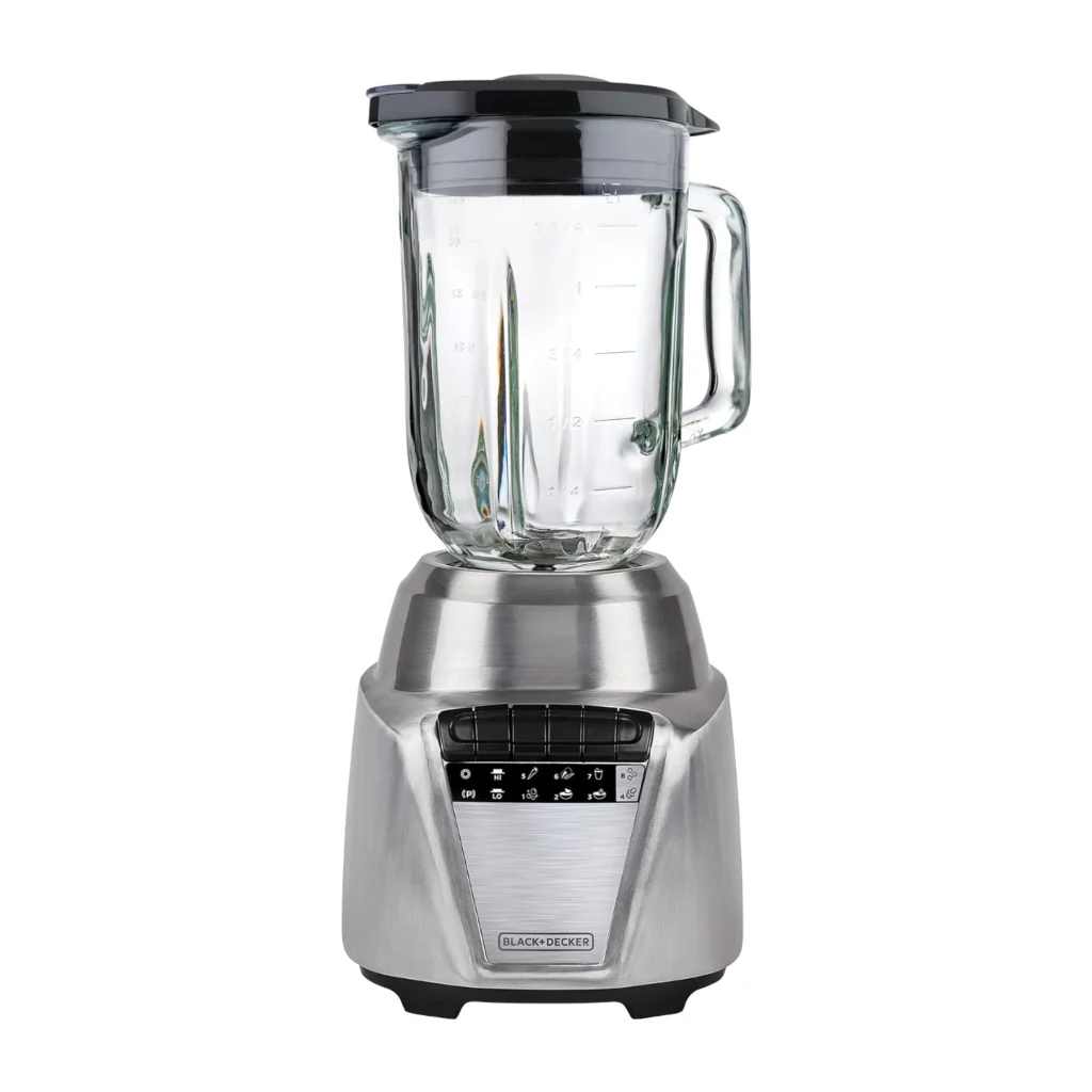 Licuadora Black + Decker de Vidrio 8 Velocidades 1.25L BL0876-2SDLA Gris - imagen 2