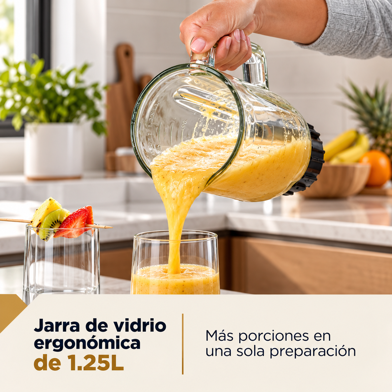 Licuadora Black + Decker de Vidrio 8 Velocidades 1.25L BL0876-2SDLA Gris - imagen 10