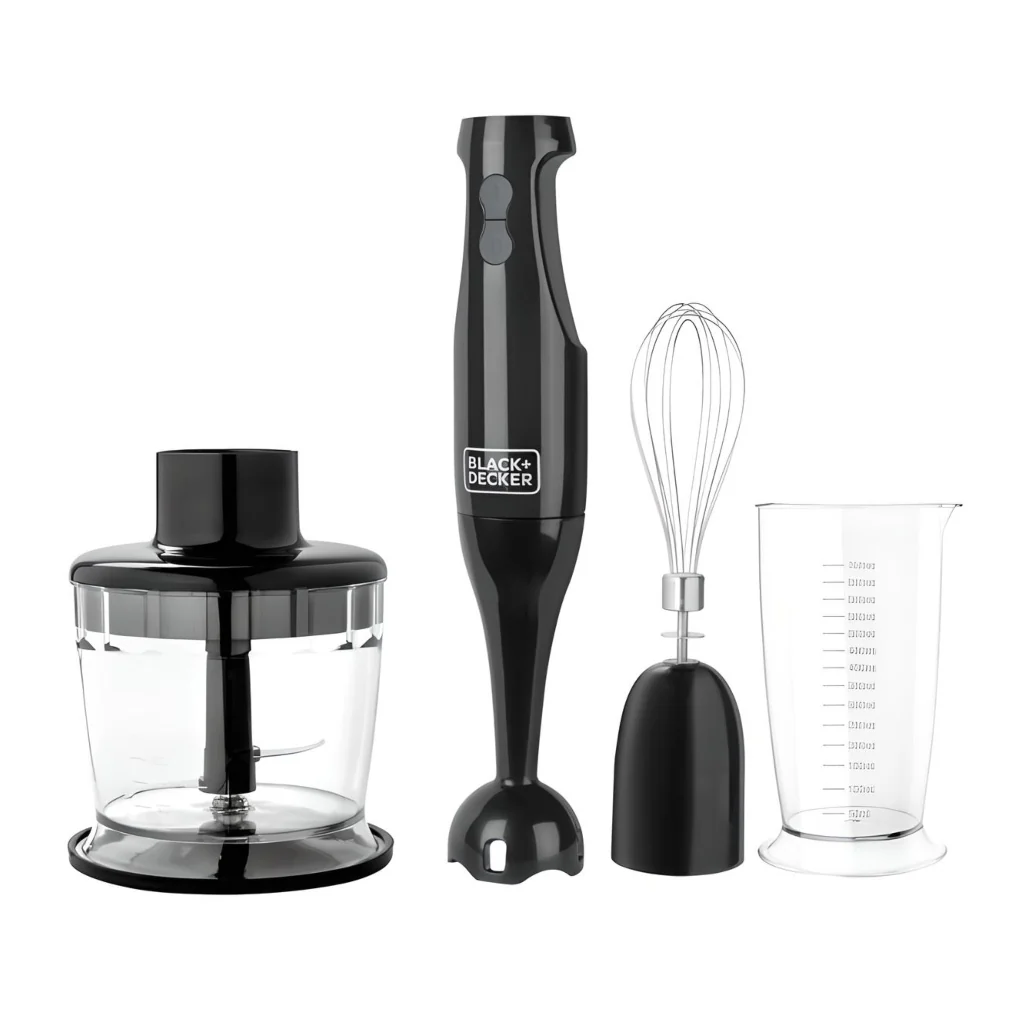 Batidora Black + Decker Inmersión 3 en 1 2 Velocidades  HB2800B Negra - imagen 12