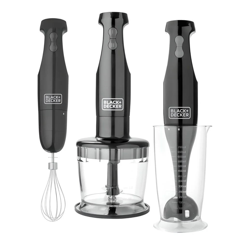Batidora Black + Decker Inmersión 3 en 1 2 Velocidades  HB2800B Negra - imagen 8
