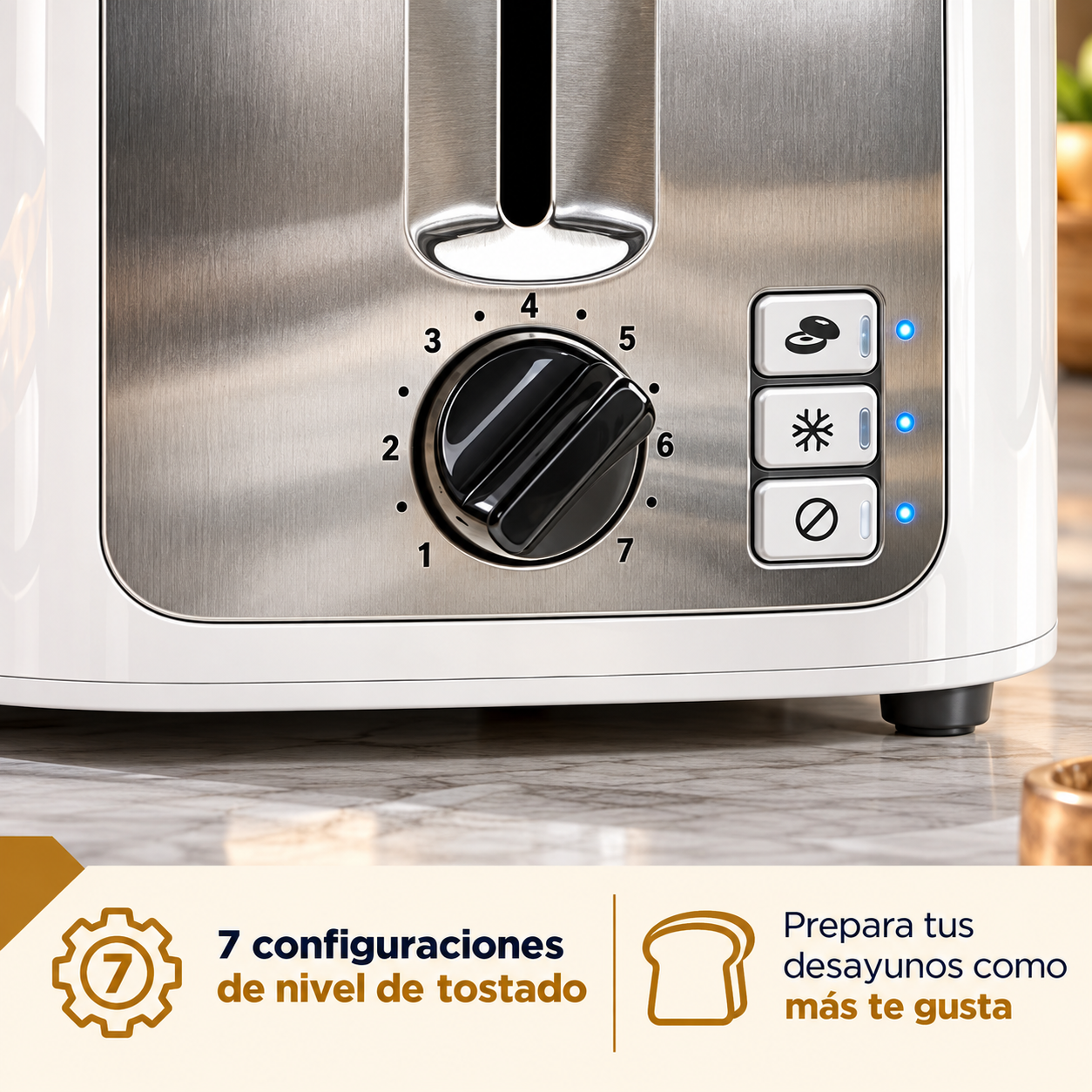 Tostador de Pan Black + Decker 2 Rebanadas  TR7827-1WDLA Blanco - imagen 13