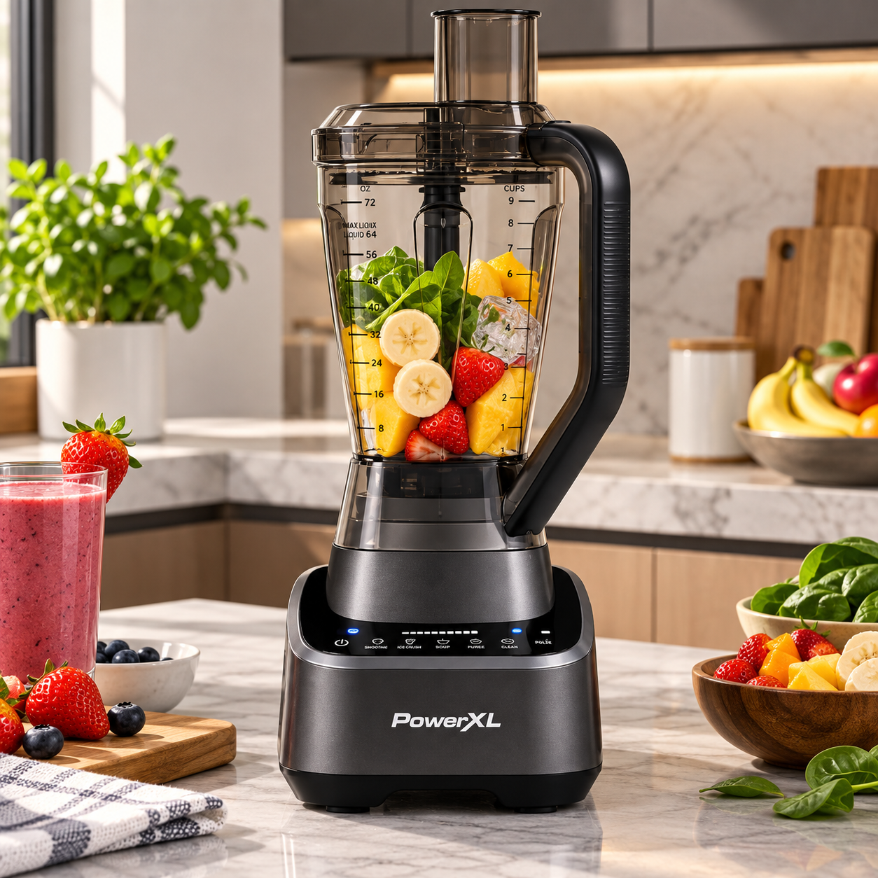 Licuadora y Procesador de Alimentos PowerXL  Jarra Tritan 2L BL7019-2MPLA