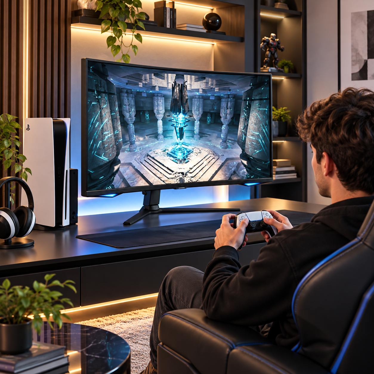 Monitor Gamer Curvo Samsung Odyssey 27 Pulgadas QHD 240Hz HDR600 LS27BG650ENXGO