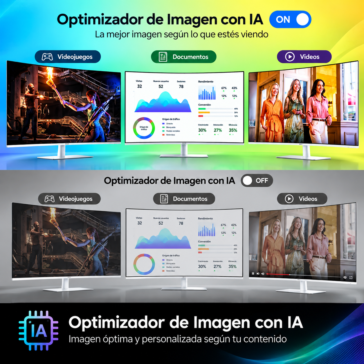 Monitor Samsung Smart M7 32 Pulgadas 4K UHD Smart TV Apps LS32FM700UNXZA - imagen 5
