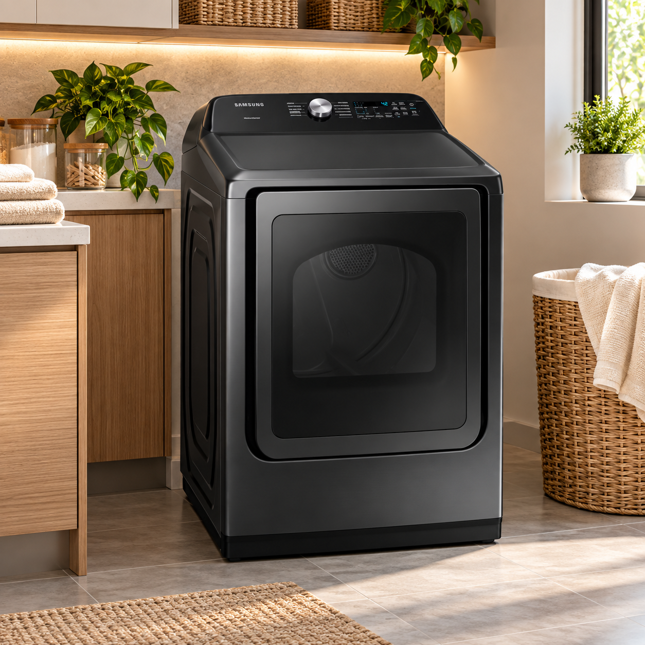 Secadora de Ropa a Gas Samsung 24 kg Carga Frontal  DV24A5370PV/AP Negro