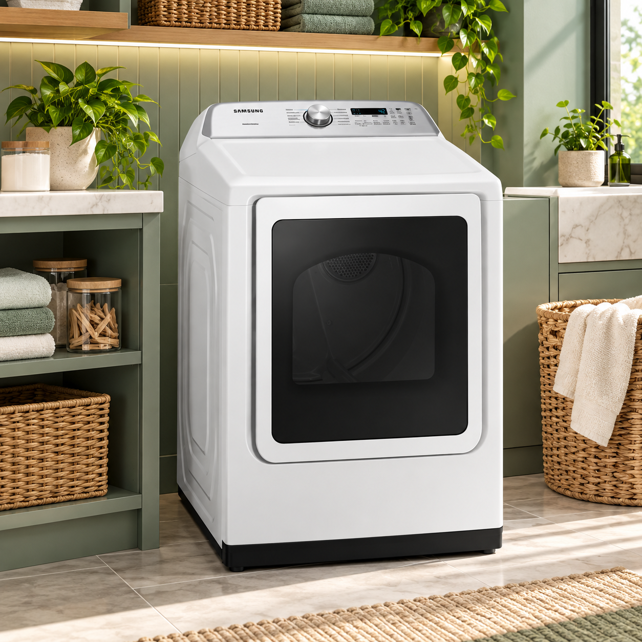 Secadora de Ropa  Eléctrica  24 kg Carga Frontal Smart Check DVE24A5370W/AP Blanca