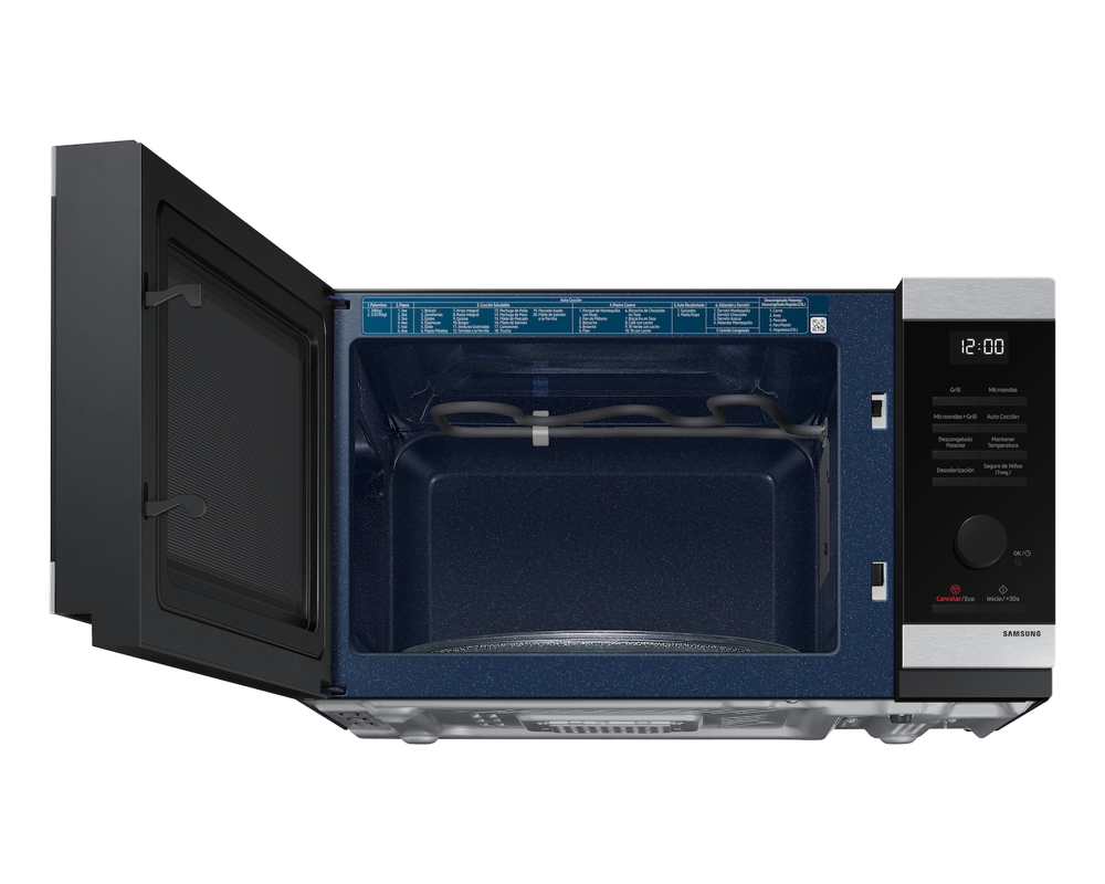 Horno Microondas Samsung 1.1 Cúbicos 32L English panel Grill Dorador MG32DG4524ATAP - imagen 3