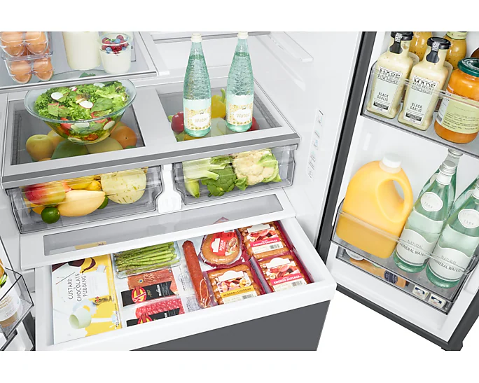Refrigeradora Samsung  32 Pies 3 Puertas  sin Dispensador RF32CG5N10S9AP - imagen 8