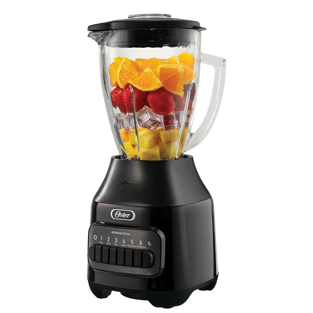 Licuadora Oster 6 Velocidades Vaso de Vidrio  800W BLSTPEG-BPB - imagen 3
