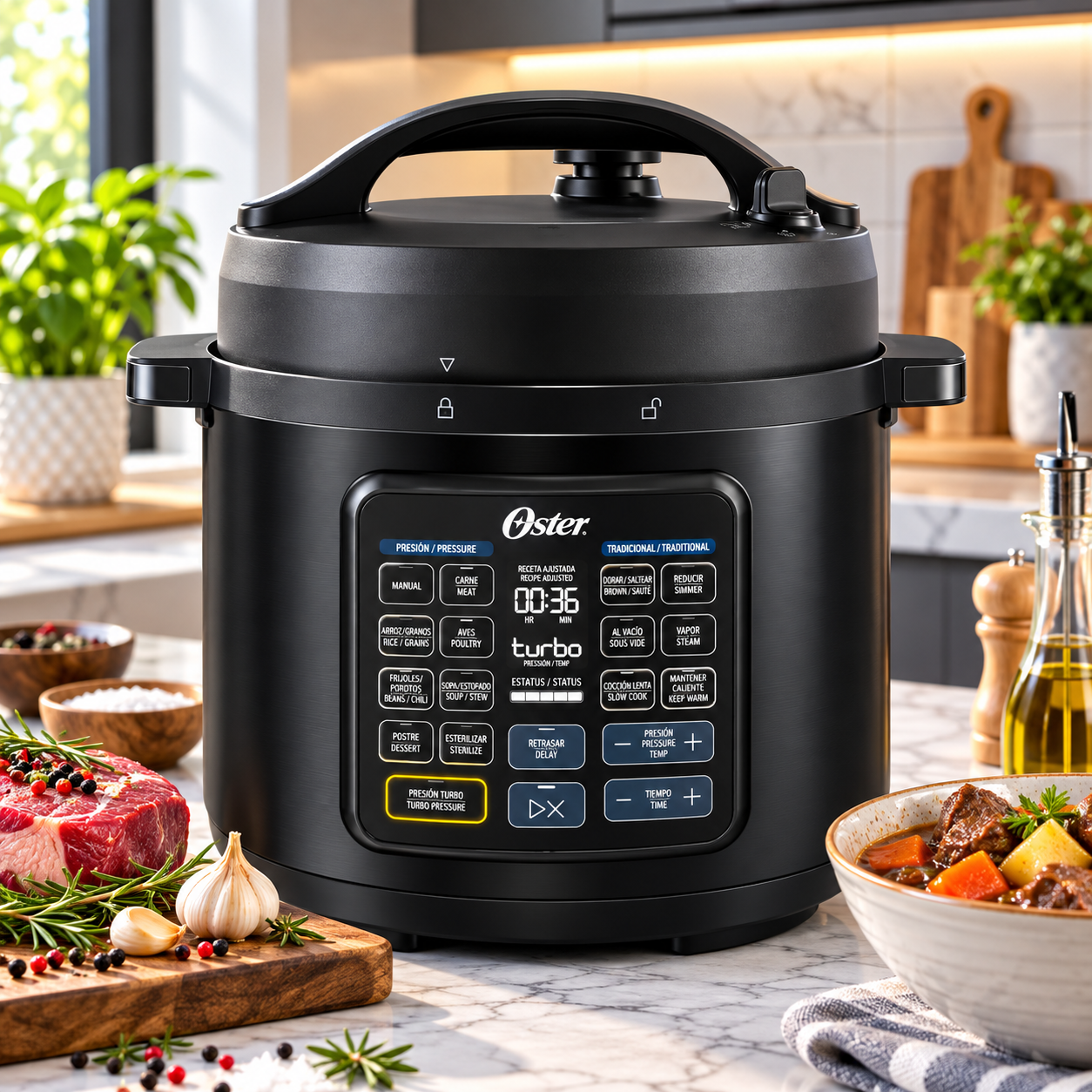 Olla Eléctrica  Multiuso Oster 5.7 L 14 Funciones CKSTPCECT57DF2CL