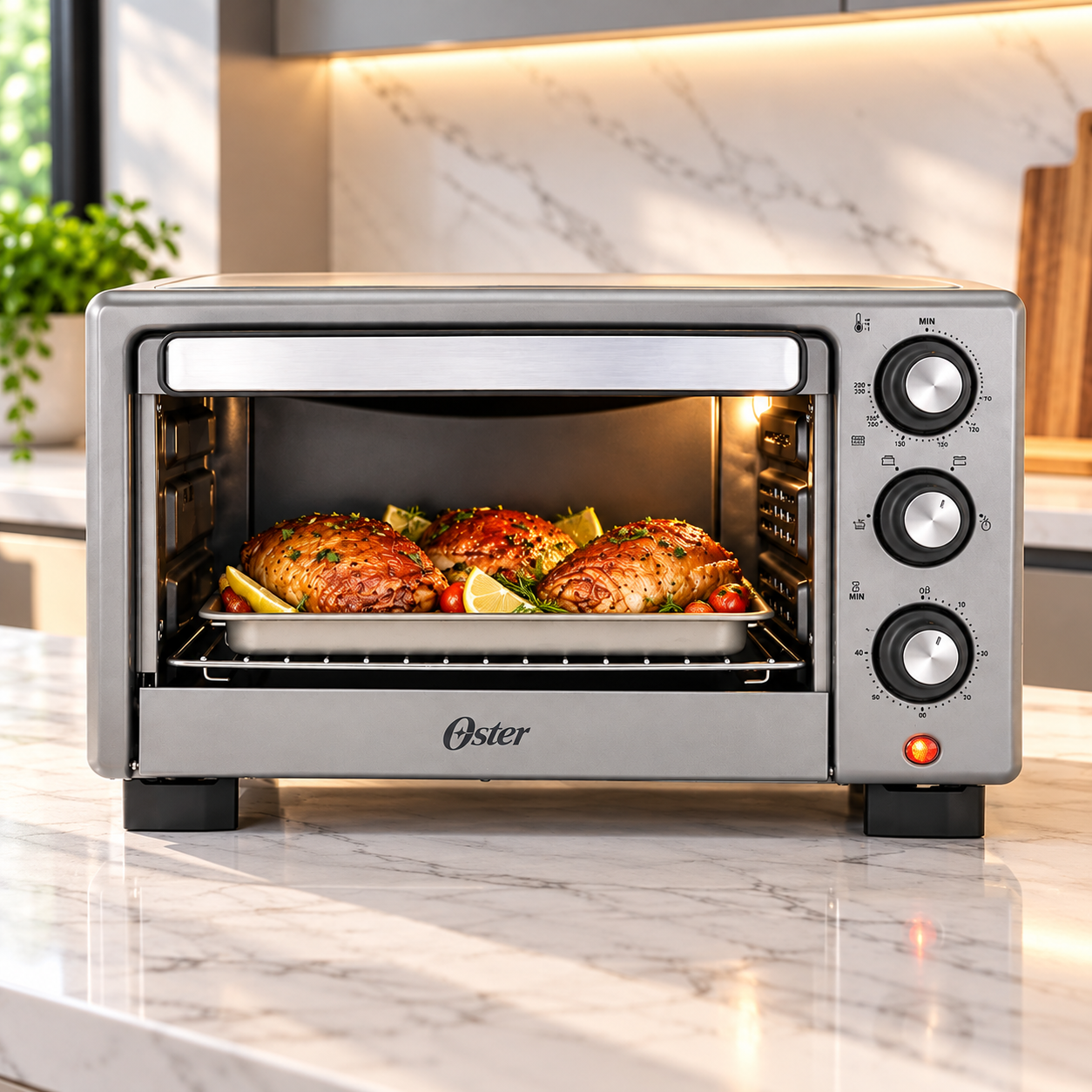 Horno con Freidora de Aire Oster  17 Litros TSSTTV17MAFNS