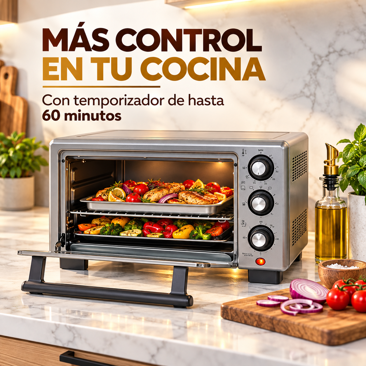 Horno con Freidora de Aire Oster  17 Litros TSSTTV17MAFNS - imagen 8