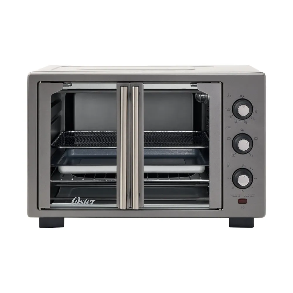 Horno con Freidora de Aire Oster 35L Puertas Francesas TSSTTV35FDMAFNS Gris - imagen 3