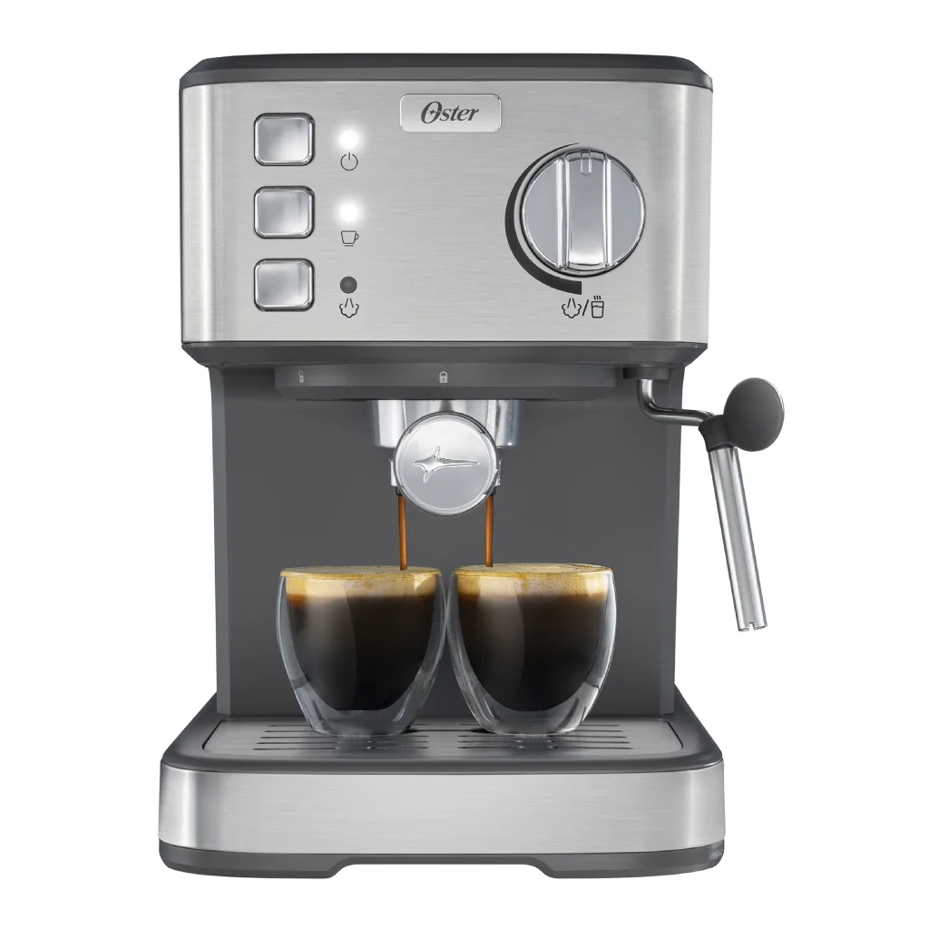 Cafetera de Espresso Oster Compacta de Acero Inoxidable BVSTEM5502 - imagen 3