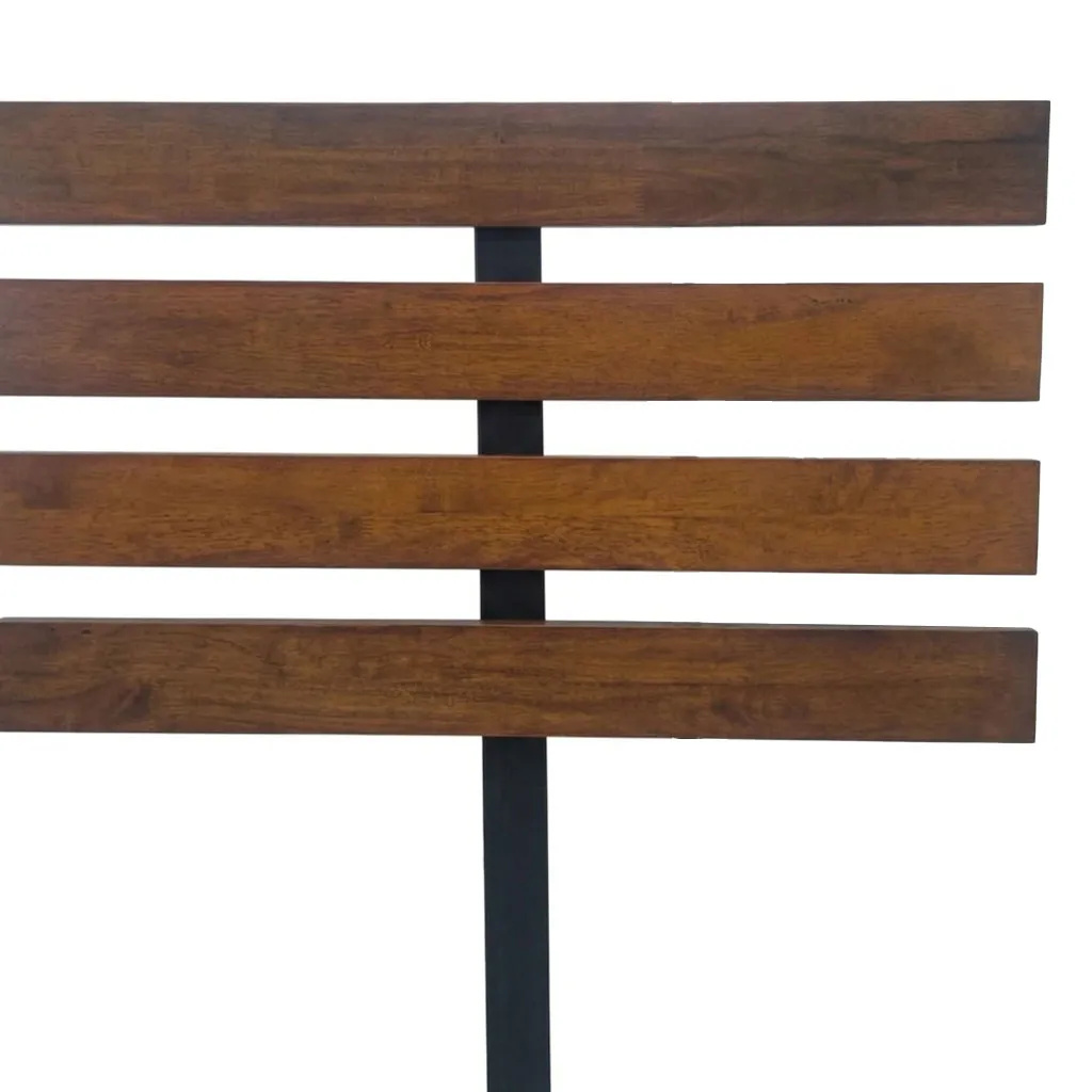 Cama Queen Tokoa de Metal con Respaldo de Madera CA-1710 - imagen 4